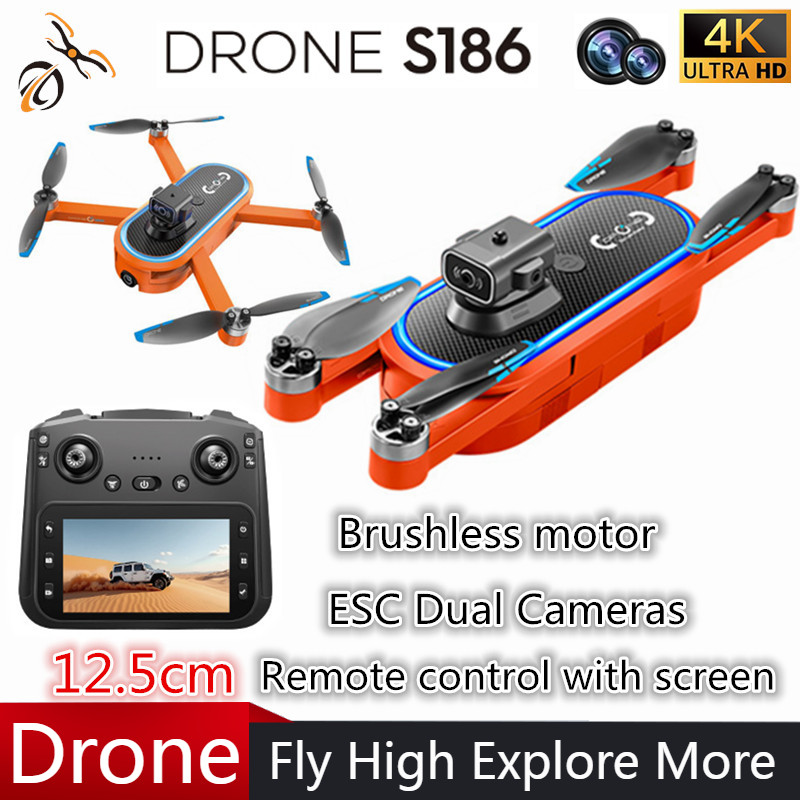 Drone Camera Hd - Дрон S186 2025 года, профессиональный 4K