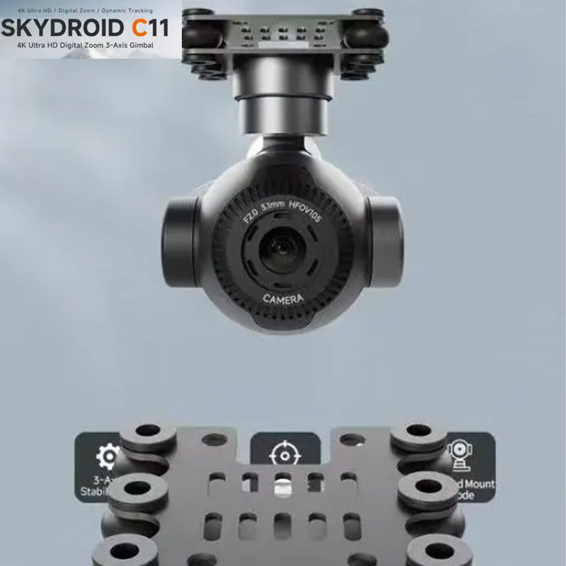 Drone Camera Waterproof - Камера Skydroid C11 4K с 3-осевым
