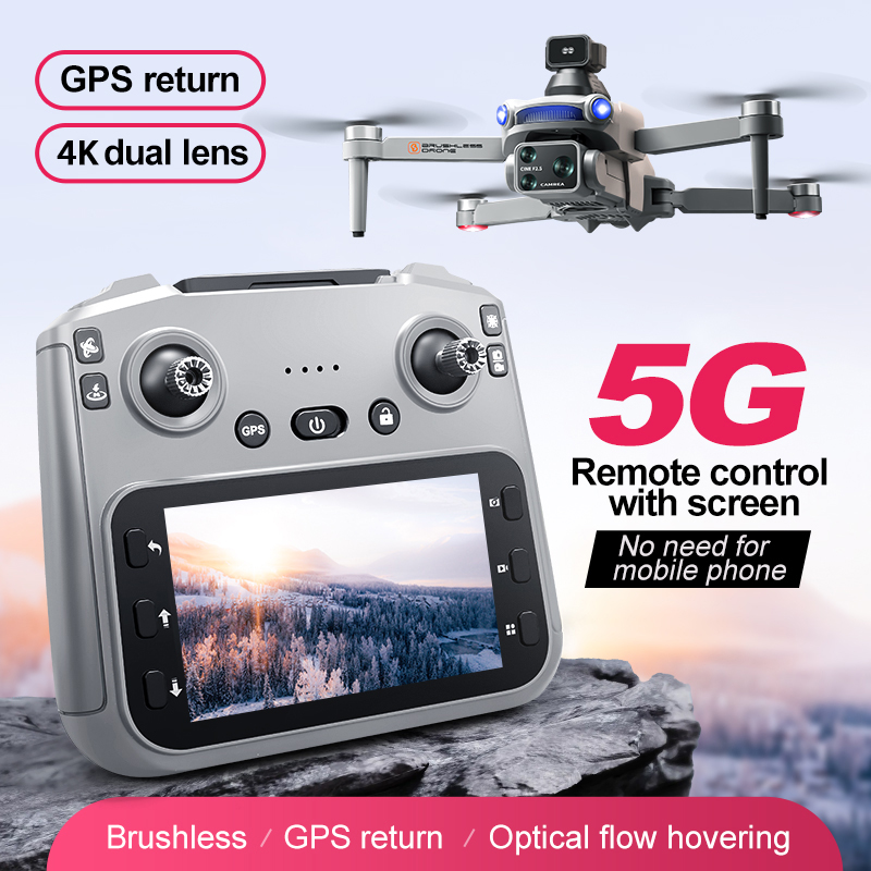 Drone Camera 4K - Дрон S119 с GPS, Wi-Fi, FPV,