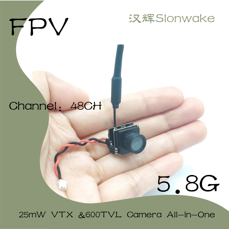 Slonwake 5.8G 48CH 25mW FPV VT – обзор и цена Drone Camera Wide Angle